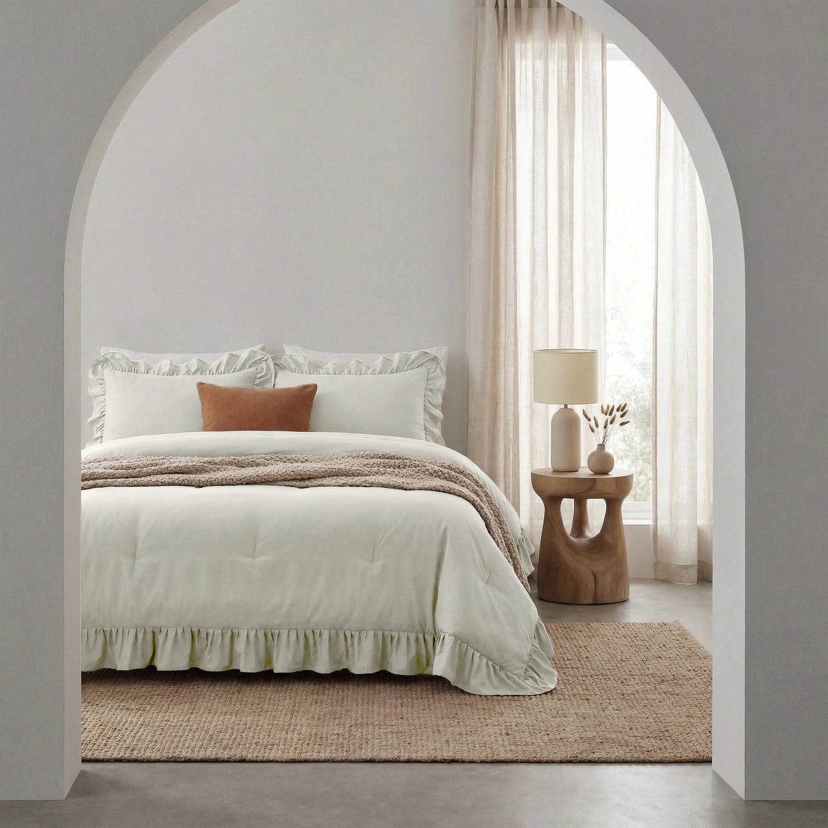 Nara Ruffles Lazy Dekbed