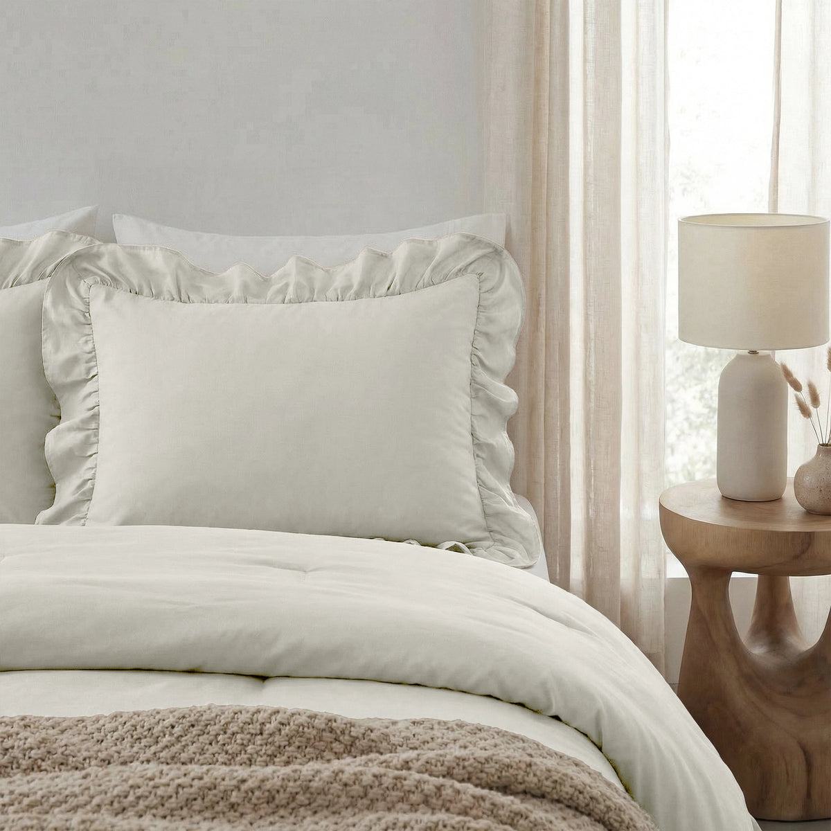 Nara Ruffles Soft Kussenslopen (set van 2)