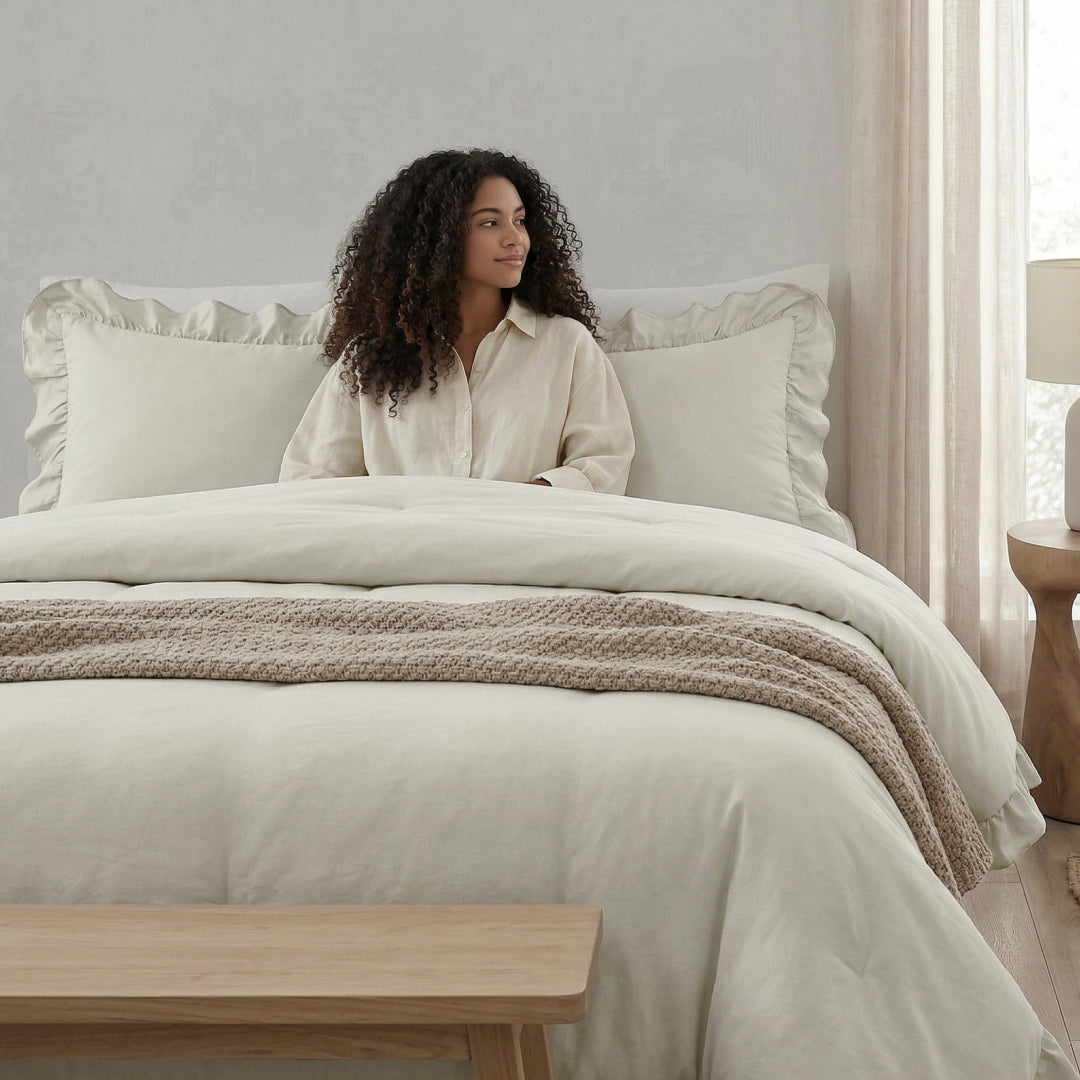 Nara Ruffles Soft Kussenslopen (set van 2)