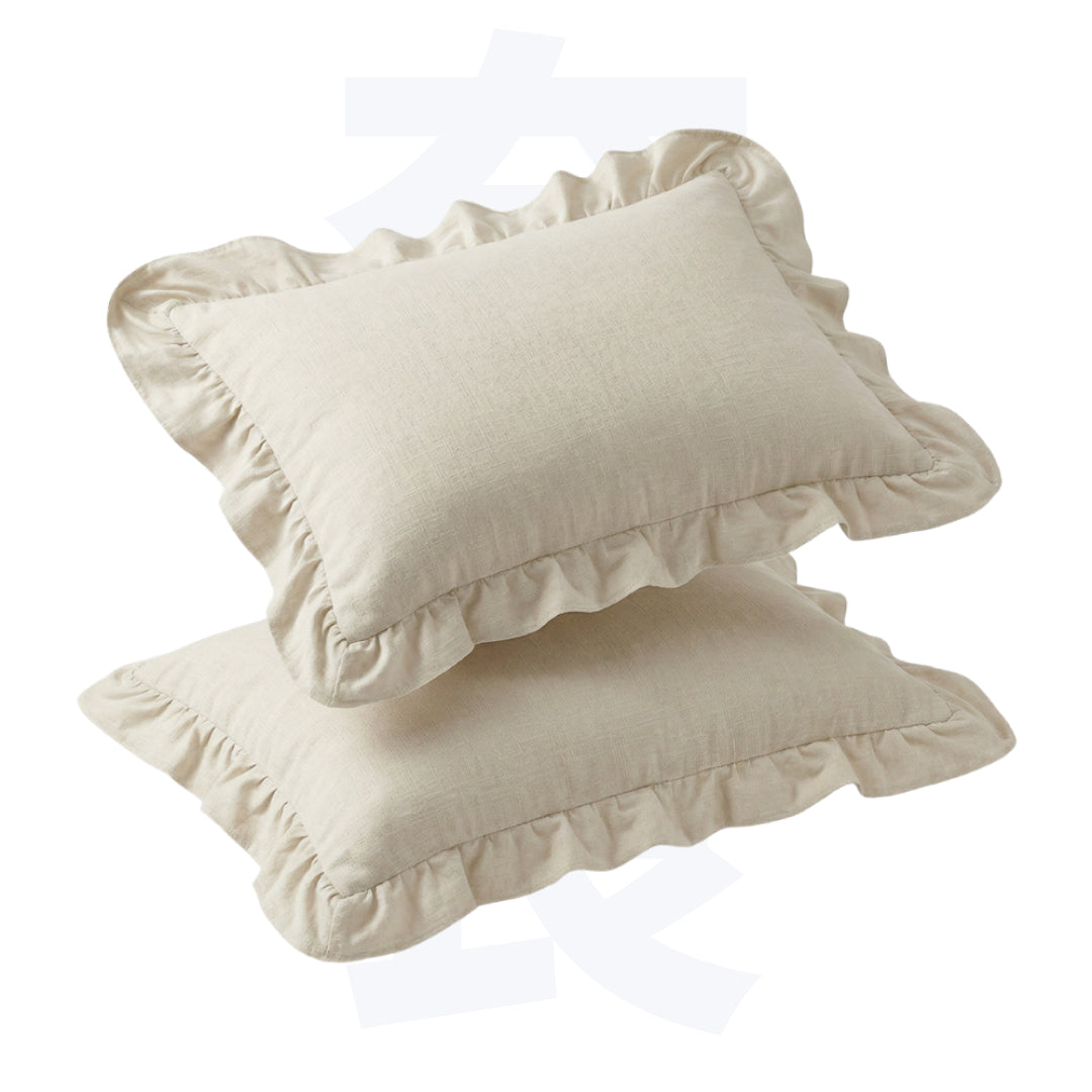 Nara Ruffles Soft Kussenslopen (set van 2)
